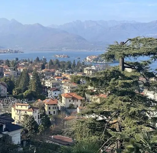 La Contea Panoramica 130 Mq Parking Free Apartman Stresa